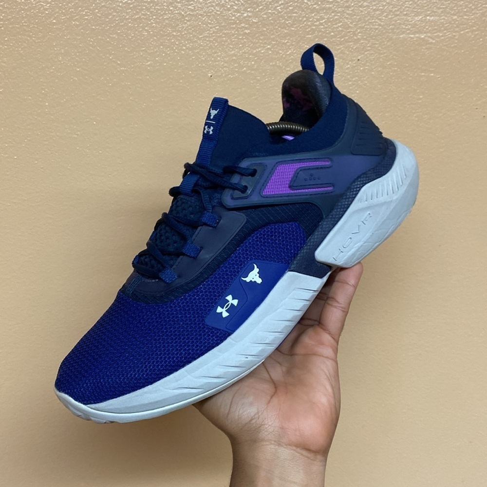 Under Armour Project Rock Disrupt “Bauhaus Blue” Size 12 - Picture 10 of 16